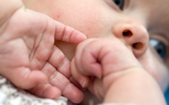 Thuis bevallen is veilig, zo blijkt uit Nederlands onderzoek onder een half miljoen vrouwen. Foto ANP