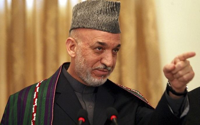 KABUL – Nog voor het eind van deze maand wil de Afghaanse president Hamid Karzai zijn nieuwe regering presenteren. Dat maakte een woordvoerder van het staatshoofd woensdag bekend. Foto EPA