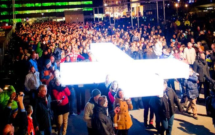 The Passion in Rotterdam, in april 2012. Foto ANP