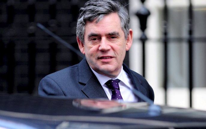 De Britse premier Gordon Brown heeft woensdag gezegd van plan te zijn juridische stappen te ondernemen tegen de IJslandse autoriteiten. Foto EPA