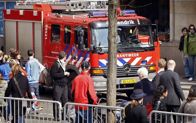 Brandweerauto’s in de regio Rotterdam–Rijnmond worden uitgerust met camera’s. Foto ANP