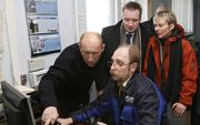 Het Oekraïense gasbedrijf Naftogaz blokkeert de doorstroom van Russisch gas naar Europa. Dit ondanks een afspraak tussen Rusland, Oekraïne en Europa om de gaskranen dinsdagochtend weer open te draaien. Foto EPA