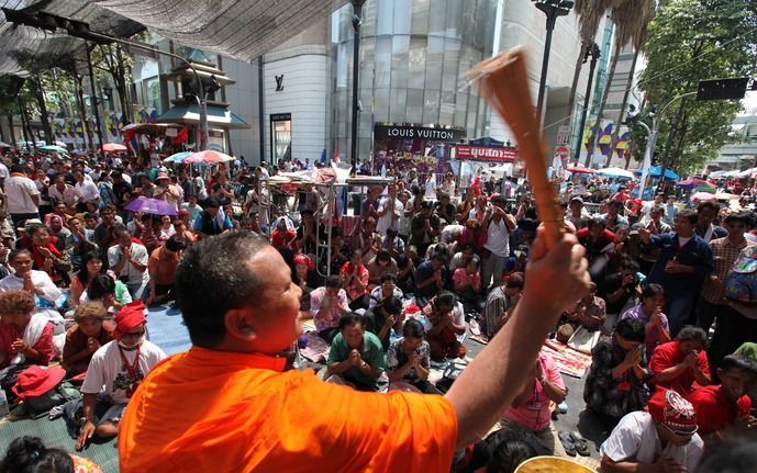 Protest in Thailand. Foto EPA