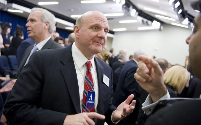 Microsoft topman Steve Ballmer. Foto EPA