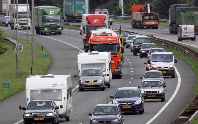 Twee uur rijden, kwartiertje rust. Foto ANP