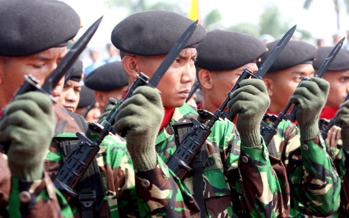 Indonesische militairen. Foto EPA