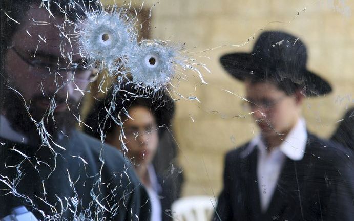 Acht Joodse studenten doodgeschoten. Foto EPA