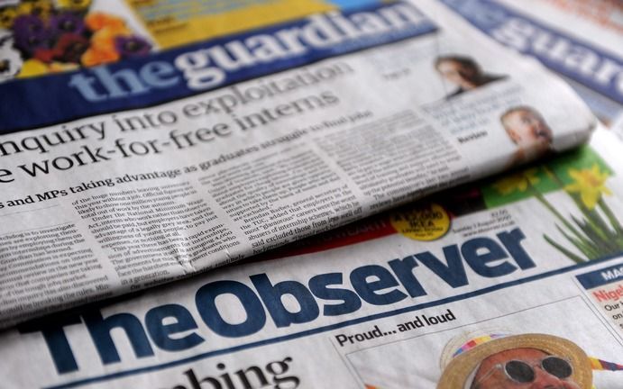 De Britse zondagskrant The Observer blijft bestaan. Foto EPA