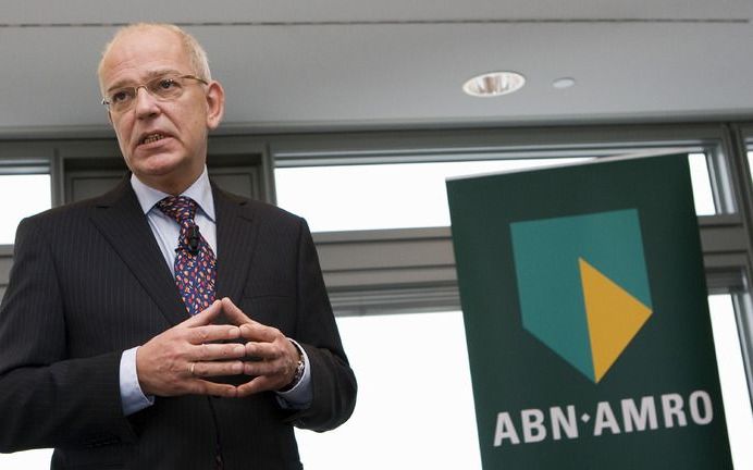 AMSTERDAM – ABN AMRO heeft niet meer de pretentie Dé Bank van Nederland te zijn. Liever stelt de bank zich voortaan aan zijn klanten voor als Uw Bank. Foto ANP