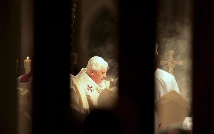 NEW YORK - Paus Benedictus tijdens zijn bezoek aan de VS. Foto EPA