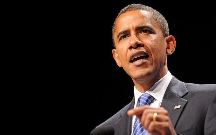 BRUSSEL - De Democratische presidentskandidaat Barack Obama heeft van alle Europese landen de meeste fans in Nederland. Foto ANP