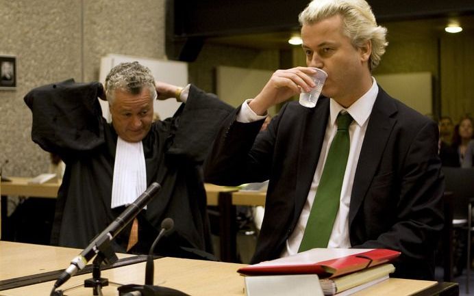 AMSTERDAM – De zaak-Wilders raakt de „basis van de rechtsstaat”. Dat zei officier van justitie mr. B. van Roessel woensdagmiddag. Foto ANP