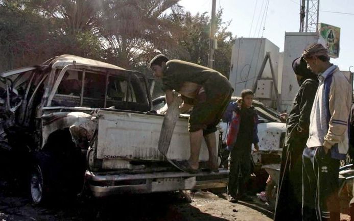 In de grootste stad van Pakistan, Karachi, doodde terroristische zelfmoordenaars zeker 25 sjiieten. Foto EPA