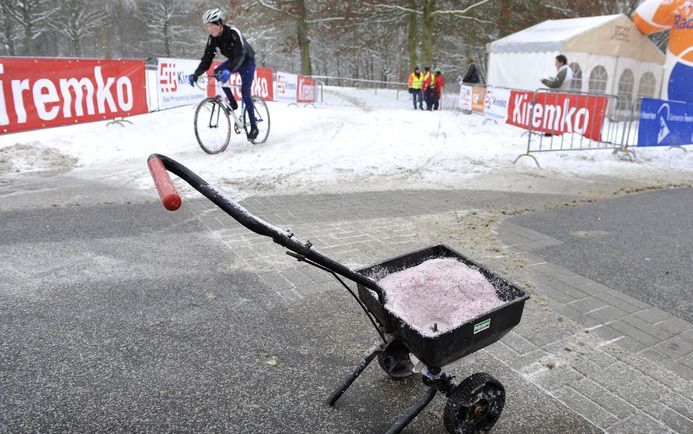 Het strooizout in België is bijna op. Foto ANP