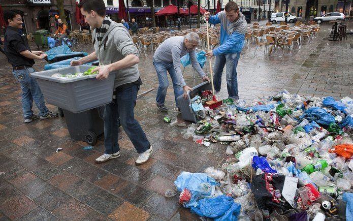 Afval in Den Haag. Foto ANP