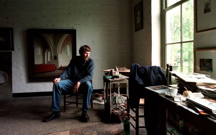 Henk Helmantel in zijn atelier. Foto’s RD, Sjaak Verboom.