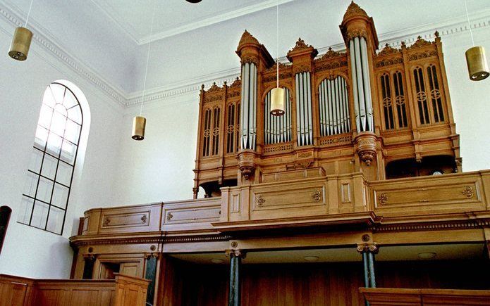 Het Cavaillé Collorgel uit 1885 in de Waalse kerk aan het Noordeinde in Den Haag. Foto: RD, Anton Dommerholt