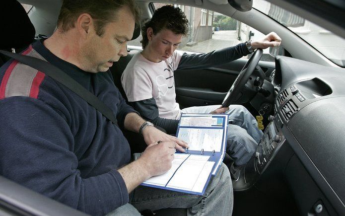 Het CBR begint in januari met een proef met het faalangstexamen, voor maximaal een jaar. Foto ANP