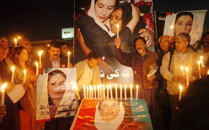 De voormalige Pakistaanse premier Benazir Bhutto heeft postuum de Mensenrechtenprijs van de Verenigde Naties gekregen. Foto EPA