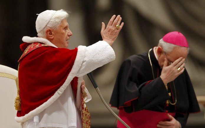 Duitse geestelijken uiten scherpe kritiek op paus Benedictus XVI. Foto EPA