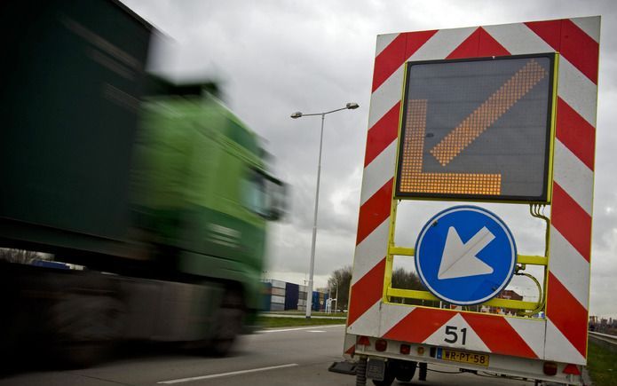 Werk aan de weg. Foto ANP