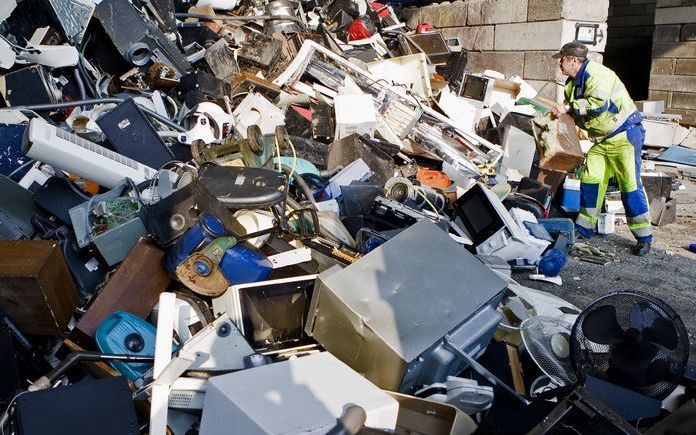 Vrijwel alle overbodige ict-apparatuur wordt in Nederland gerecycled. Foto ANP