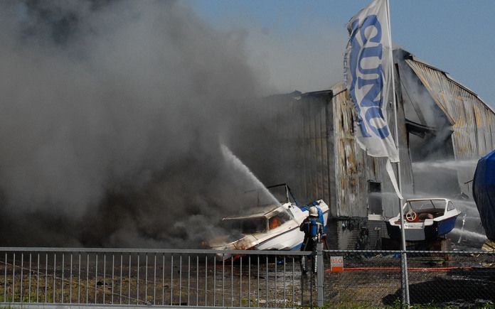 De brandweermannen die omkwamen bij de brand in De Punt, worden jaarlijks herdacht. Foto ANP