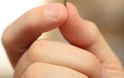 Het Amerikaanse bedrijf Three Square Market biedt werknemers de mogelijkheid om een kleine chip in de hand te laten implanteren. beeld 32M