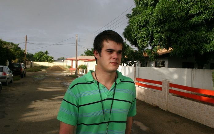 Van der Sloot op Aruba. Foto ANP.