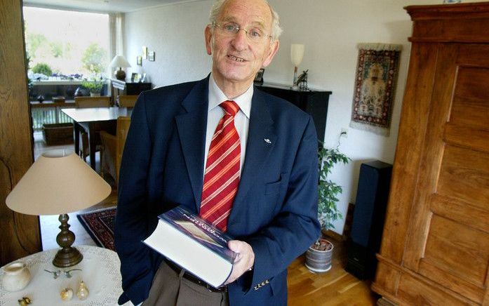 Dr. A. Noordegraaf spreekt voor theologiestudenten Gereformeerde Bond. Foto RD, Anton Dommerholt.