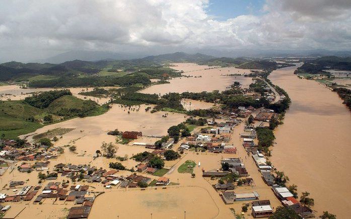 Overzichtsfoto van de Braziliaanse staat Santa Catarina. Foto's EPA