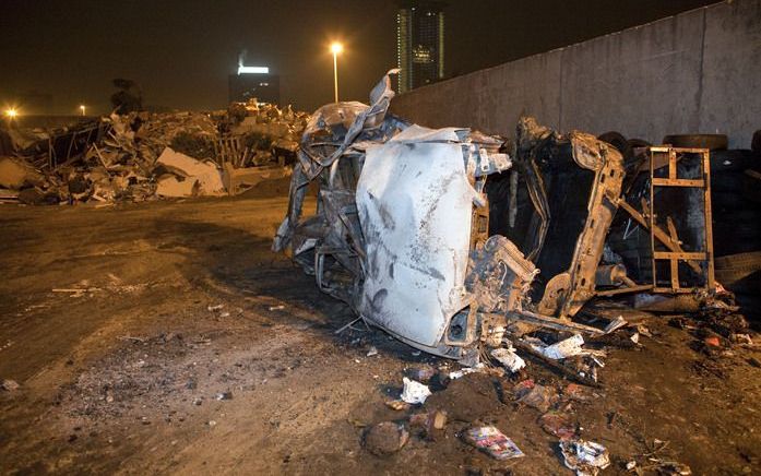 De verzekeraars verwachten dat de schade van de jaarwisseling minder is dan de vorige keer. Toen keerden de verzekeraars in totaal 33 miljoen euro uit in verband met schade die was aangericht door vandalen. Foto ANP