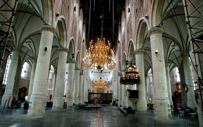 LEIDEN - Het interieur van de Pieterskerk te Leiden. Foto RD, Henk Visscher