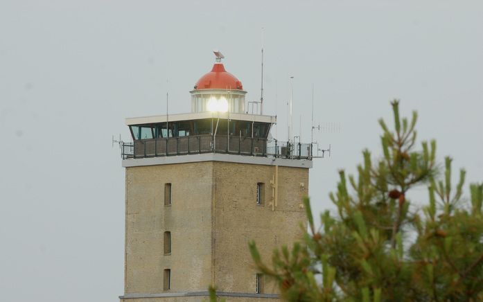 Het licht van de Brandaris op Terschelling is sinds zondagavond defect. De beroemde vuurtoren is daarom overgegaan op noodverlichting, meldde Rijkswaterstaat dinsdag. Foto ANP