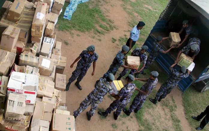 COLOMBO – Waarnemers van de Verenigde Naties hebben de dood van honderden burgers bij een artilleriebeschieting in het noorden van Sri Lanka als een bloedbad bestempeld. Foto EPA