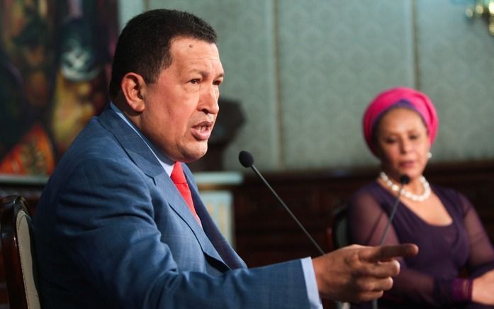 Volgens de Venezolaanse president Hugo Chávez is Colombia Venezuela binnengevallen. Foto EPA