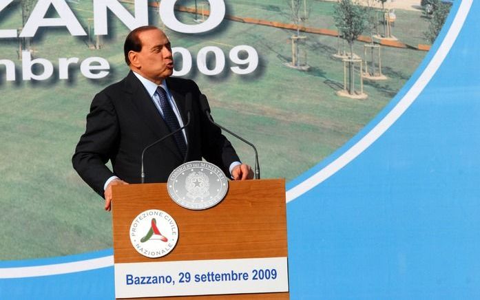 De Italiaanse premier Silvio Berlusconi. Foto EPA