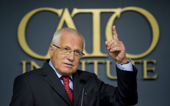 PRAAG - De Tsjechische president Vàclav Klaus. Foto EPA