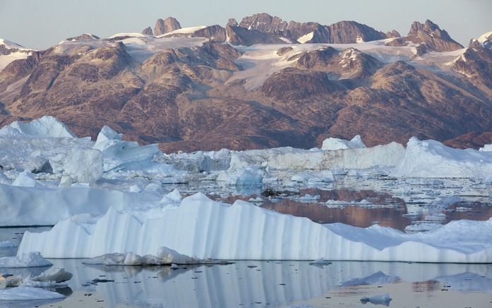 Landijs bedekte in een grijs verleden grote delen van Noordwest-Europa, Siberië, Canada en Groenland. Foto ANP