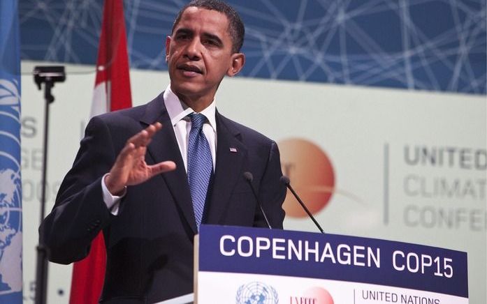 WASHINGTON – De Amerikaanse president Barack Obama heeft woensdag in een tv–interview gezegd dat de teleurstelling over de uitkomst van de klimaattop in Kopenhagen gerechtvaardigd is. Foto EPA