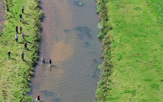 De Groote Molenbeek is in de zomer een verkoelende waterweg voor avonturiers. Foto RD, Henk Visscher
