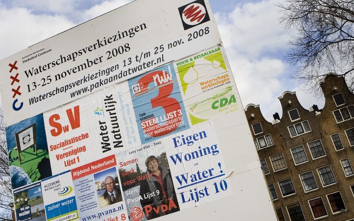 Waterschapsverkiezingen op de schop. Foto ANP