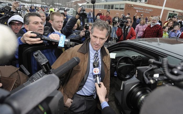 De Republikeinse kandidaat Scott Brown heeft dinsdag de senaatsverkiezingen in de Amerikaanse staat Massachusetts gewonnen. Dit melden de Amerikaanse tv–stations NBC en CNN. Foto EPA