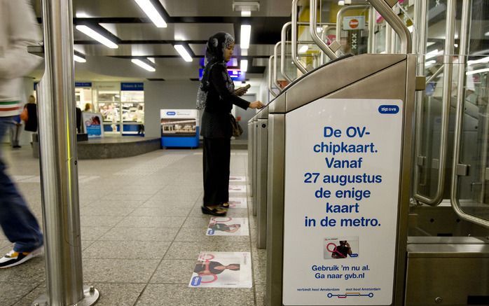 Metro in Amsterdam. Foto ANP