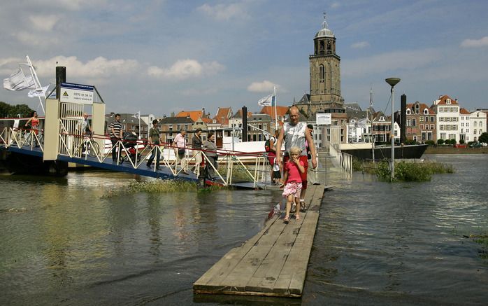 Zicht op Deventer, de geboorteplaats van Geert Grote. Foto ANP