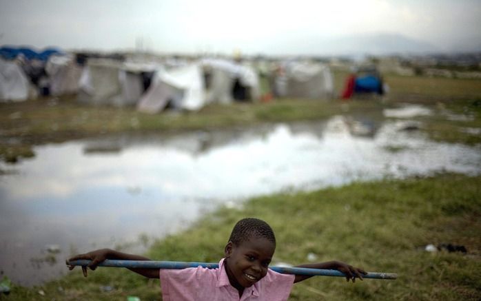 Vluchtelingenkamp in Haïti. Foto EPA