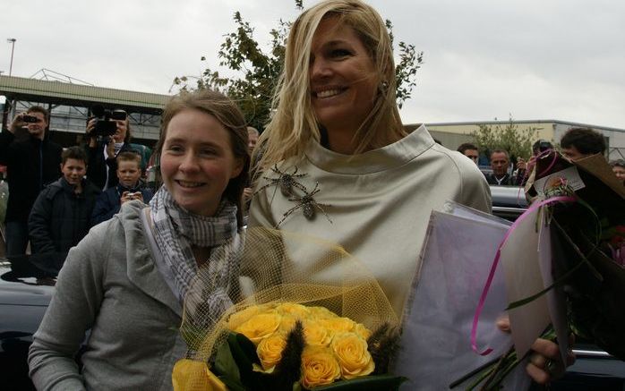 Francine de Jong met prinses Maxima. Foto Francine de Jong.