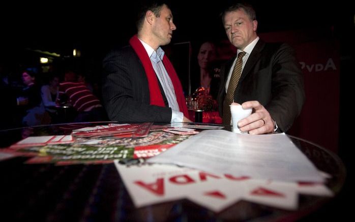 Bos tijdens een partijbijeenkomst eerder deze week. Foto ANP.