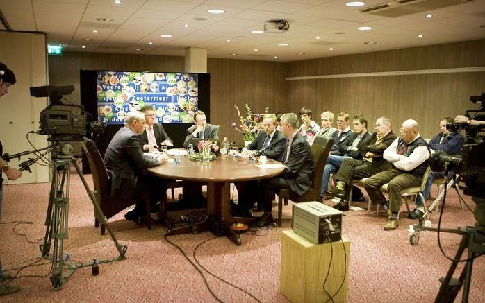 Het Reformatorisch Dagblad en de Reformatorische Omroep organiseerden op 3 maart een verkiezingsavond. Foto RD, Henk Visscher