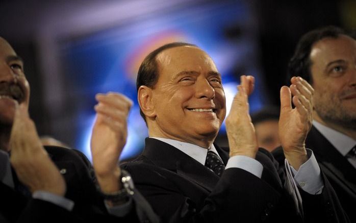 De Italiaanse premier Berlusconi. Foto EPA